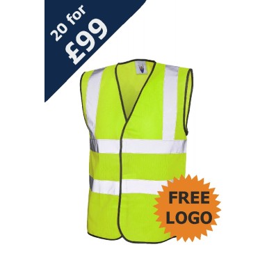 Uneek Hi-Viz vest bundle deal
