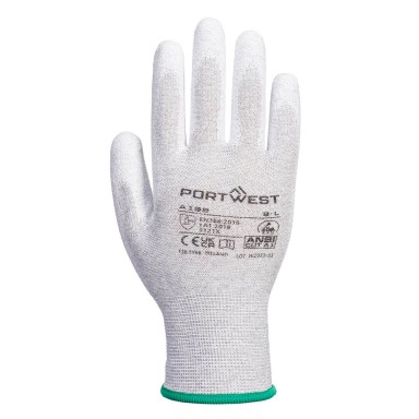 Portwest Safety Antistatic PU Palm Glove (Pack of 12 pairs)
