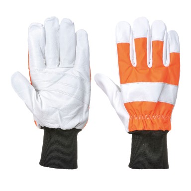 Portwest Safety Oak Chainsaw Protective Glove (Class 0) (Pack of 12 pairs)