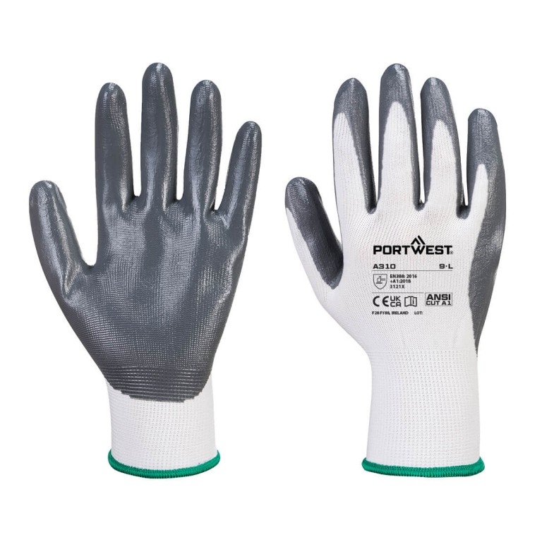 Portwest Flexo Grip Nitrile Glove (Pack of 12 pairs)