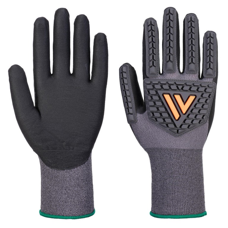 Portwest Grip 15 Nitrile Impact Glove (Pack of 12 pairs)