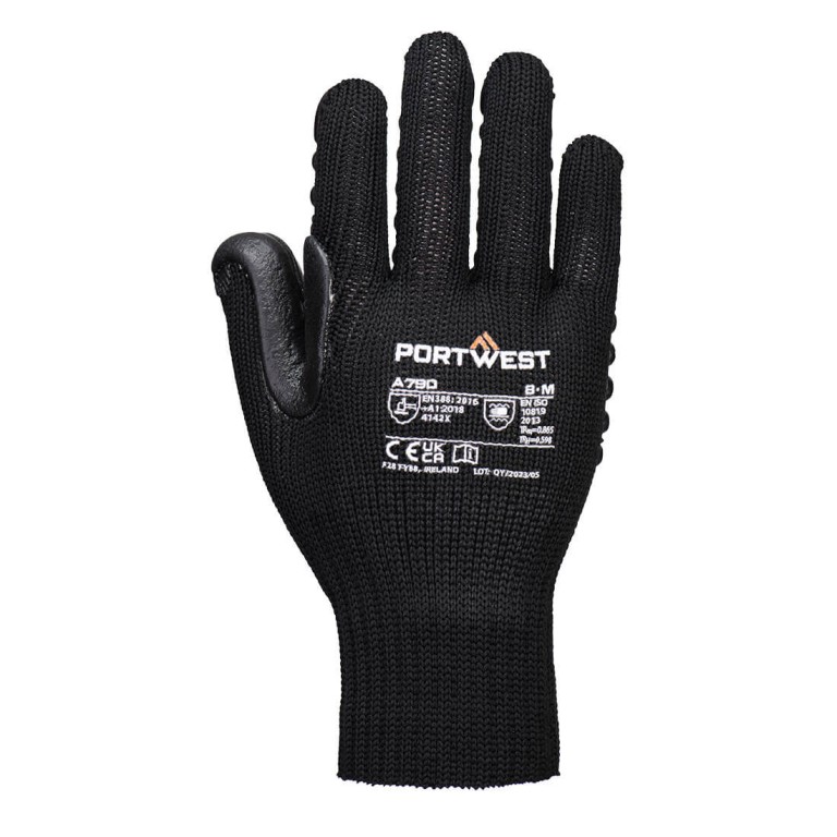 Portwest Anti Vibration Glove (Pack of 12 pairs)