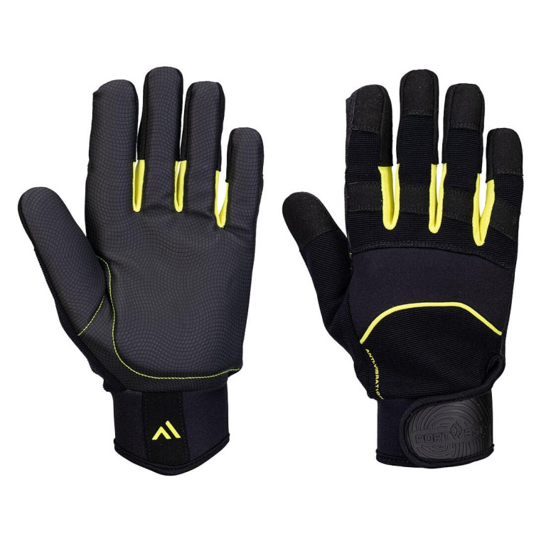 Portwest Mechanics Anti-Vibration Glove (Pack of 12 pairs)