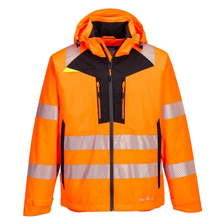Portwest DX4 Hi-Vis Rain Jacket