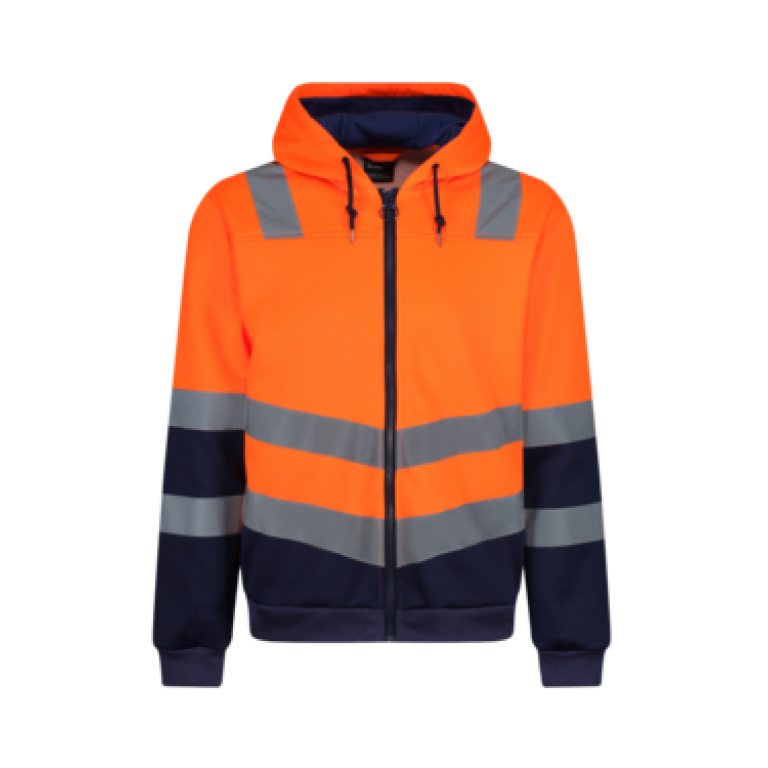 Regatta Hi-Vis Pro Full Zip Hoodie