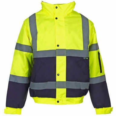 SuperTouch Hi-Viz 2 Tone Bomber Jacket