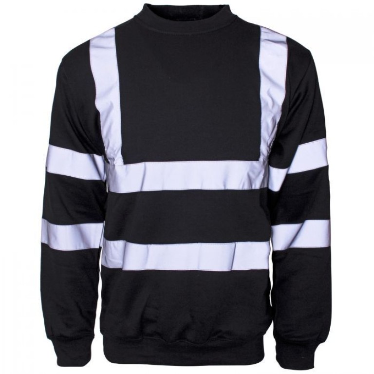 SuperTouch Hi-Viz Crew Neck Sweatshirt