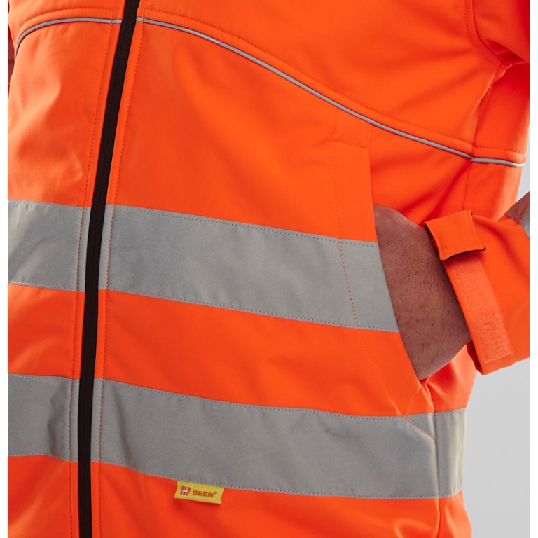 Beeswift Eton Hi-Viz soft shell jacket