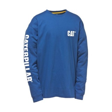Caterpillar Trademark Banner Tee Shirt