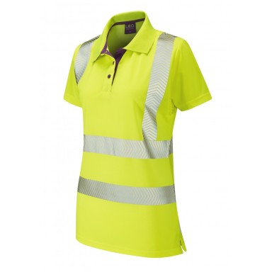 Leo Workwear Pippacott Coolviz Plus Ladies Polo Shirt