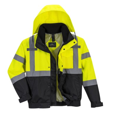 Portwest PW2 Hi-Viz Premium 3-in-1 Bomber