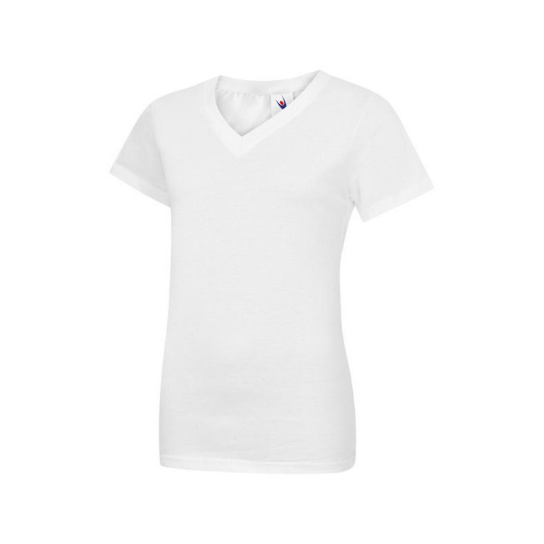 Uneek Ladies Classic V-Neck T-Shirt