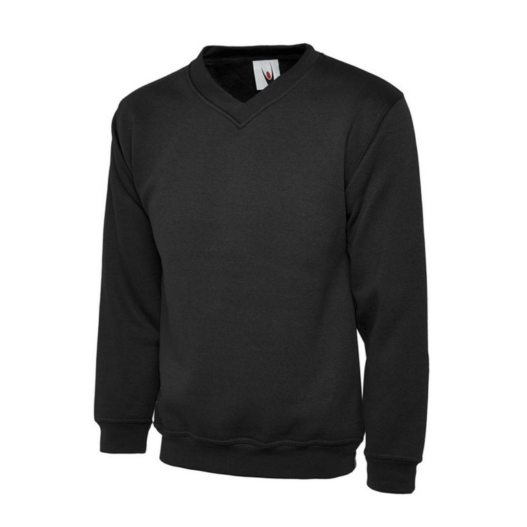 Uneek V-Neck Premium Sweat Shirt