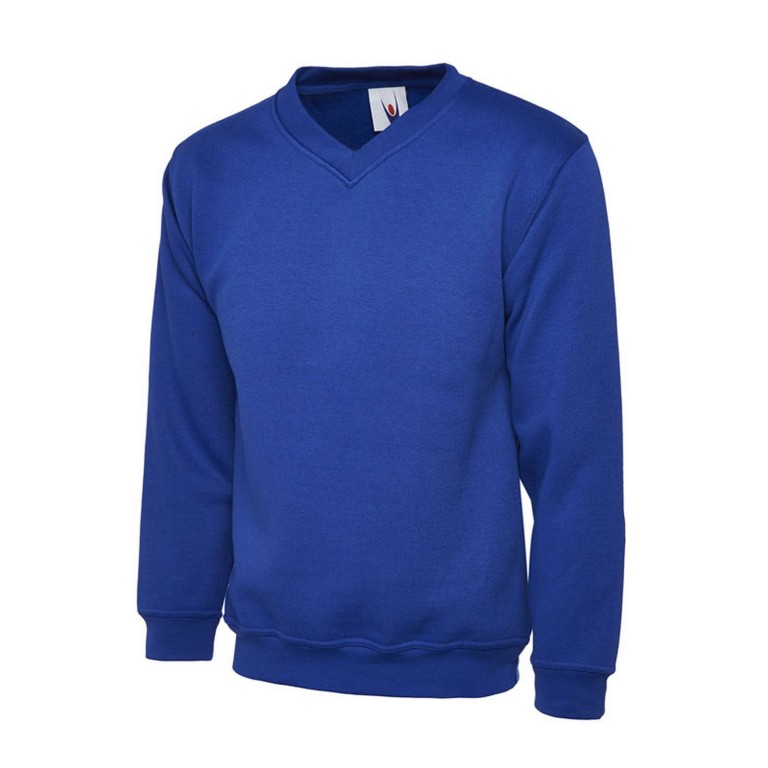 Uneek V-Neck Premium Sweat Shirt