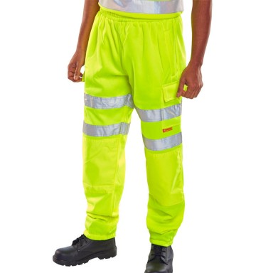 Beeswift Hi-Viz Jogging Bottoms