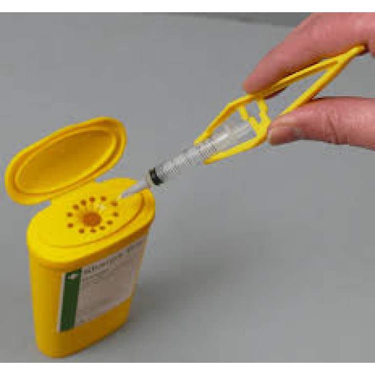 Beeswift Yellow Sharps Forceps