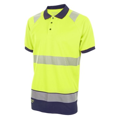 Beeswift Hi-Viz Two Tone Short Sleeve Polo Shirt