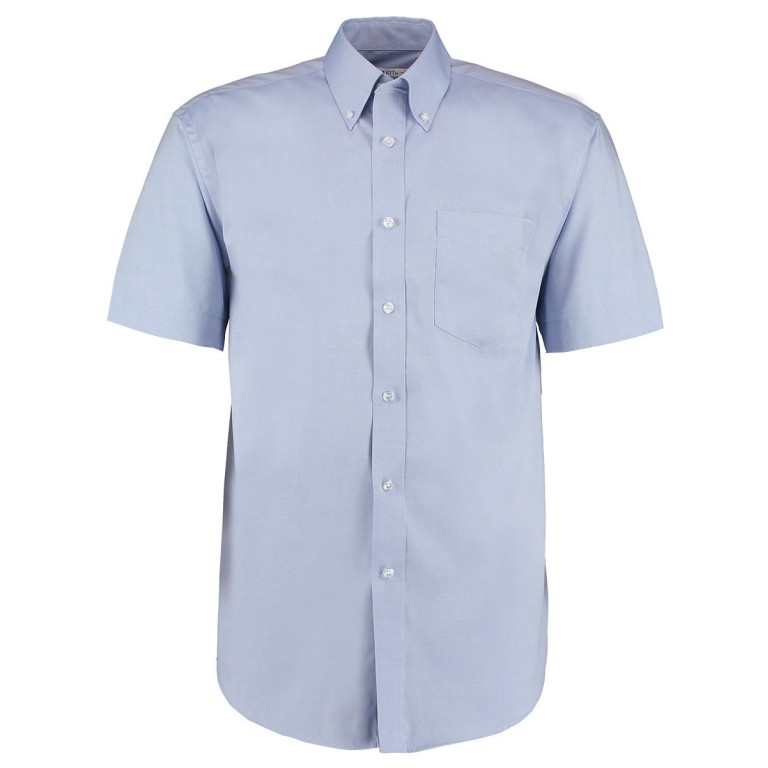 Kustom Kit Men's Short Sleeve Corporate Oxford Shirt Button Down Collar