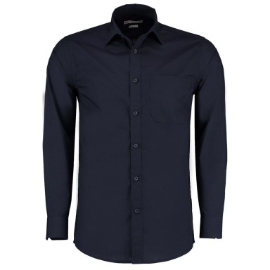Kustom Kit Men's Long Sleeve Poplin Shirt