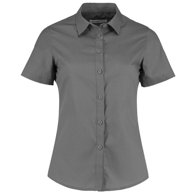 Kustom Kit Women's Short Sleeve Poplin Shirt 