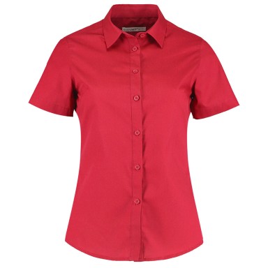 Kustom Kit Women's Short Sleeve Poplin Shirt 
