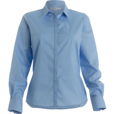 Kustom Kit Contrast Collar Business Shirt