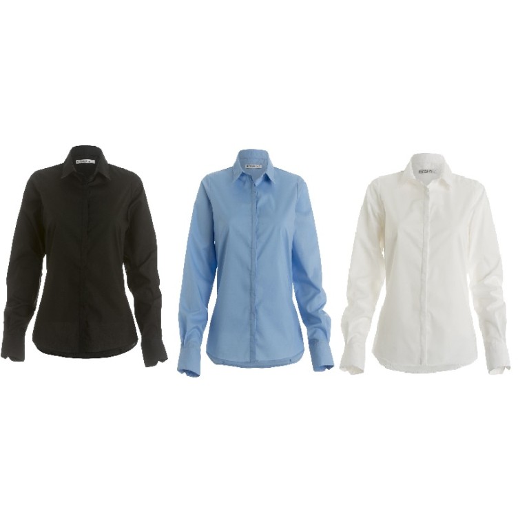 Kustom Kit Contrast Collar Business Shirt
