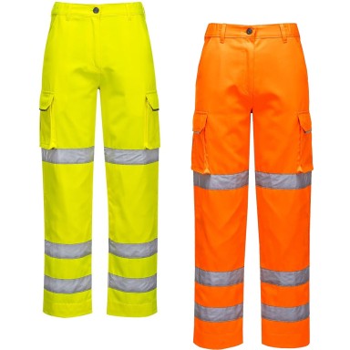 Portwest Ladies hi-viz trousers