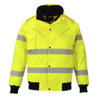 Portwest Hi Viz 3-in-1 Bomber Jacket