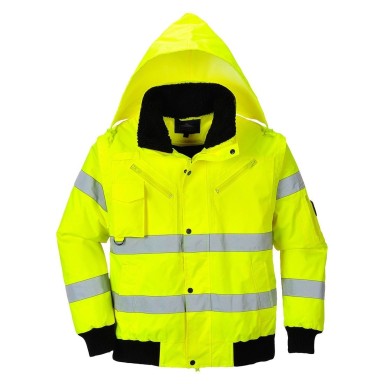 Portwest Hi Viz 3-in-1 Bomber Jacket