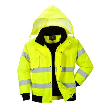 Portwest Hi Viz 3-in-1 Bomber Jacket
