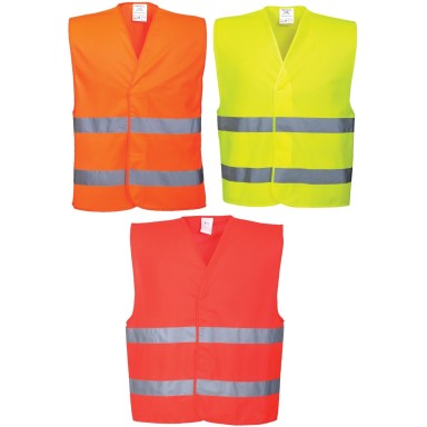 Portwest Hi-Viz Two Band Vest