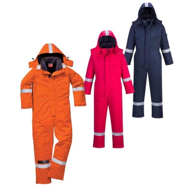 Portwest Flame Resistant Anti-Static Winter Coverall