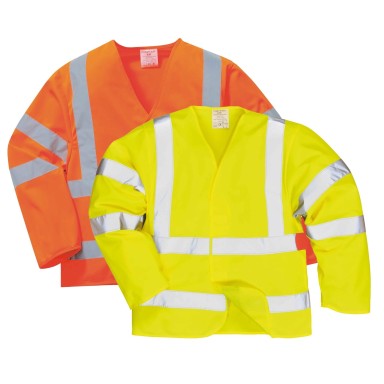 Portwest Hi-Viz Anti Static Jacket - Flame Resistant 