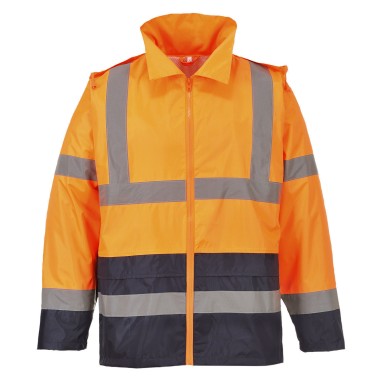 Portwest Hi-Viz Classic Contrast Rain Jacket