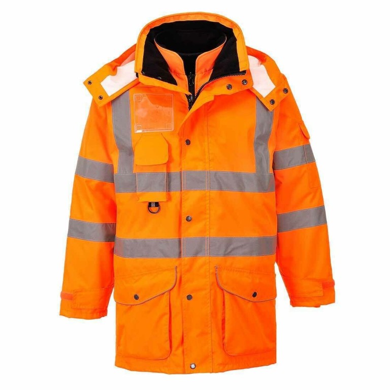 Portwest Hi-Viz 7 in 1 Traffic Jacket RIS