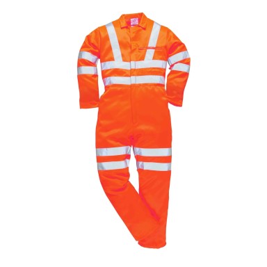 Portwest Hi-Viz Poly-cotton Coverall RIS