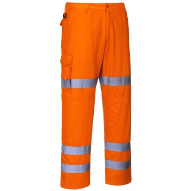 Portwest Hi-Viz Three Band Combat Trouser