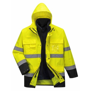 Portwst Hi-Viz Lite 3 in 1 Jacket