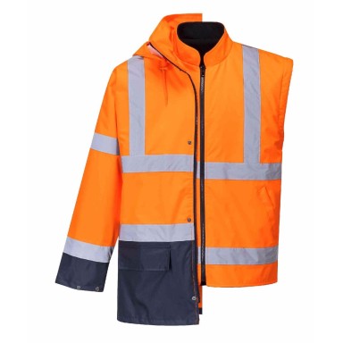 Portwest Essential Two-Tone 5-in-1 Rain Jacket