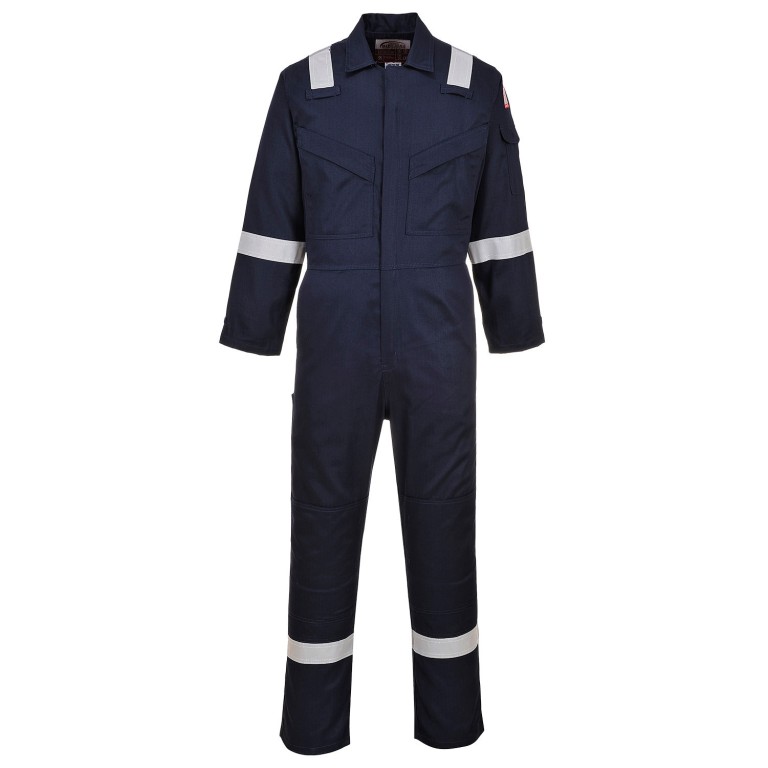 Portwest Flame Resistant Super  Light Weight Anti-Static Coverall 