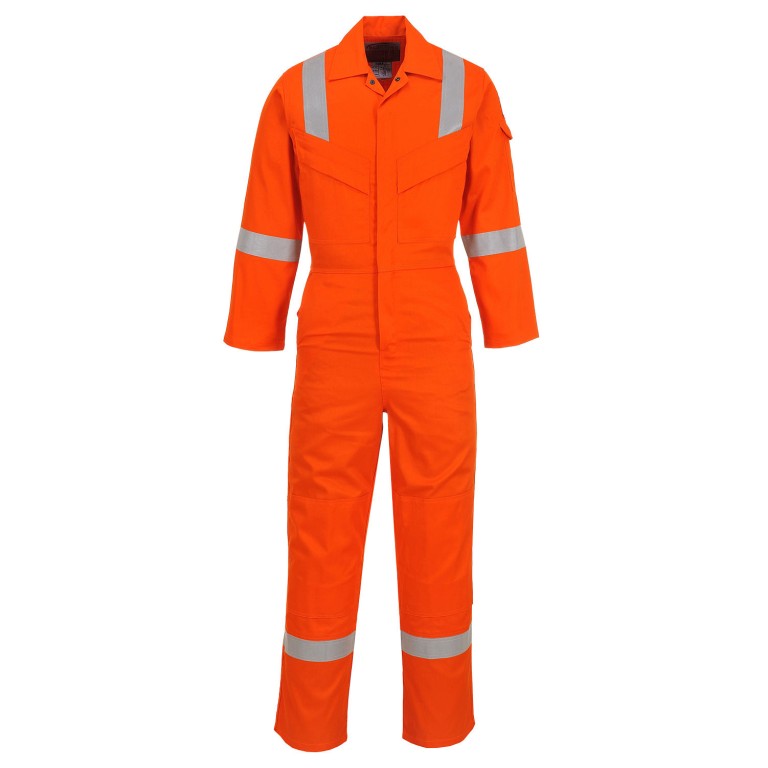 Portwest Flame Resistant Super  Light Weight Anti-Static Coverall 