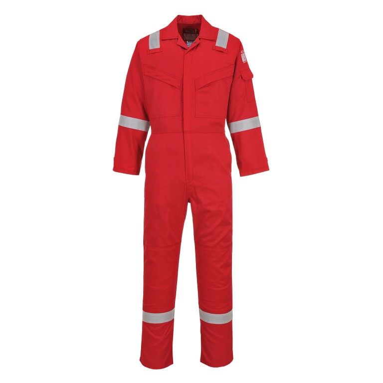 Portwest Flame Resistant Super  Light Weight Anti-Static Coverall 