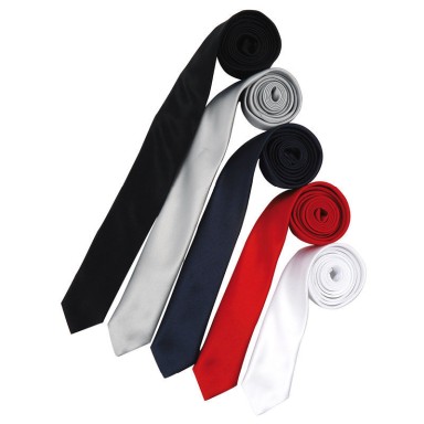 Premier Retro Styling Satin weave Slim Tie